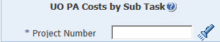 uo pa costs by sub task