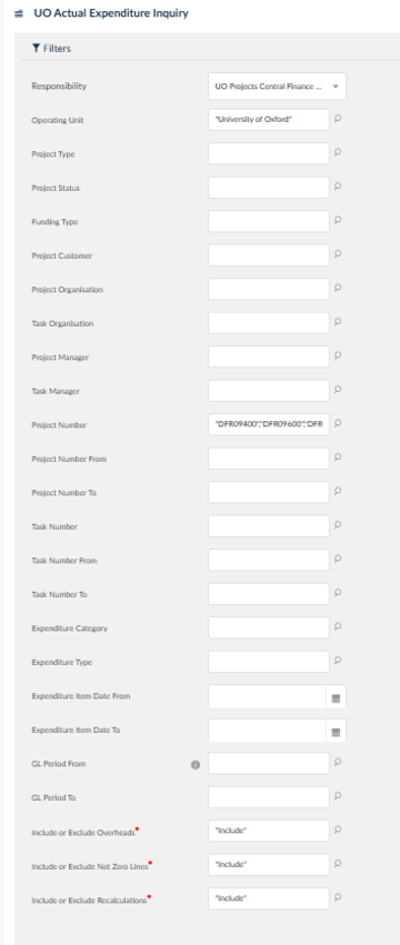 four projects not in a range  remove mandatory natures of project range parameters