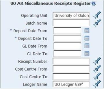 uo ar miscellaneous receipts register